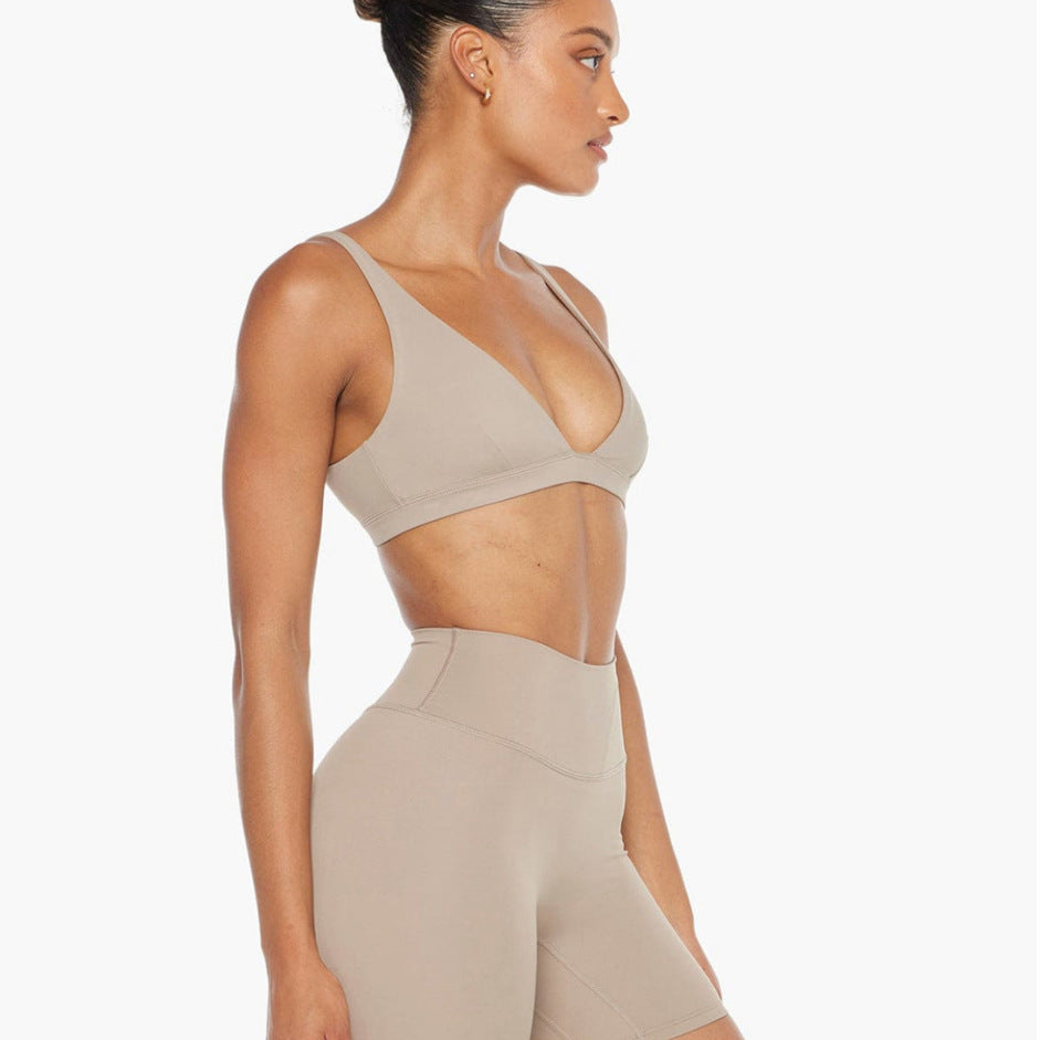 Sexy Training Slim Fit High Waist Push-up Yoga Bra Set