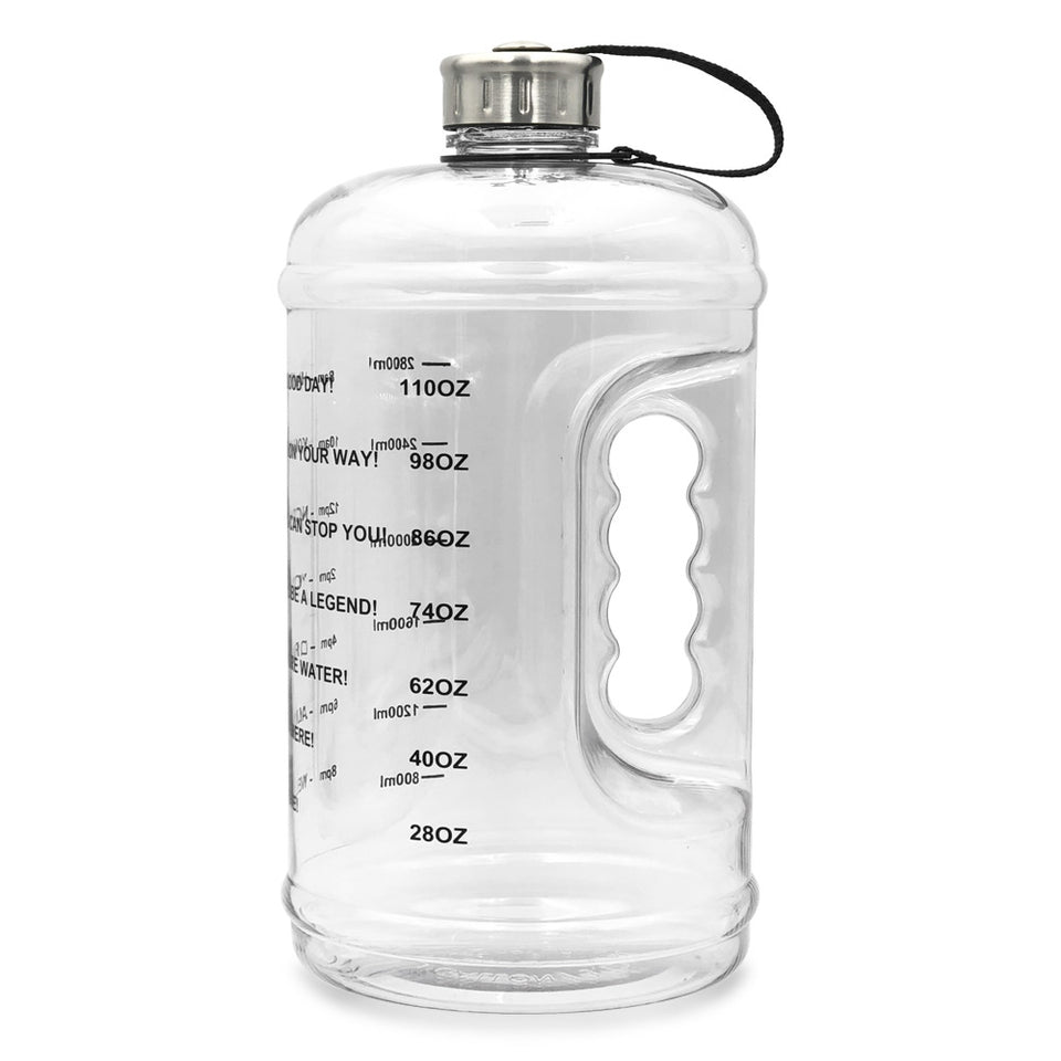 2.2L Sports Bottle Gradient Plastic Gym Large Capacity Outdoor Space Cup