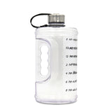 2.2L Sports Bottle Gradient Plastic Gym Large Capacity Outdoor Space Cup